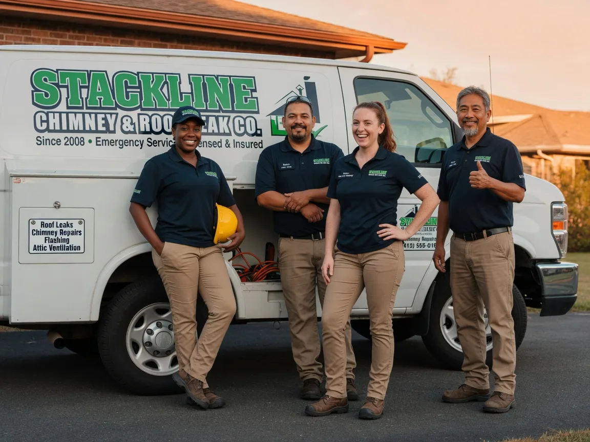 Chimney flashing repair company in Salvo, NC